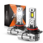 SEALIGHT 9012 Bulbs, 30000LM 8X Brightness 9012 Light Bulbs, 6500K Cool White Bulbs with 15000RPM Fan, Plug and Play, IP68 Waterproof, Pack of 2