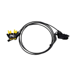 Magura MT5 2-Finger Lightweight Aluminium Bicycle Brake Lever, Useable on Left/Right, 2,200 mm Cable Length, Single Pad Set IncludingAccessories (Pack of 1), Bicycle Brake, Black, One Size