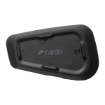 Cardo Systems Spirit HD Motorcycle Bluetooth Communication Headset, 2-Way Bluetooth, Thin 40mm Speakers, Waterproof, Universal Connectivity - Single Pack