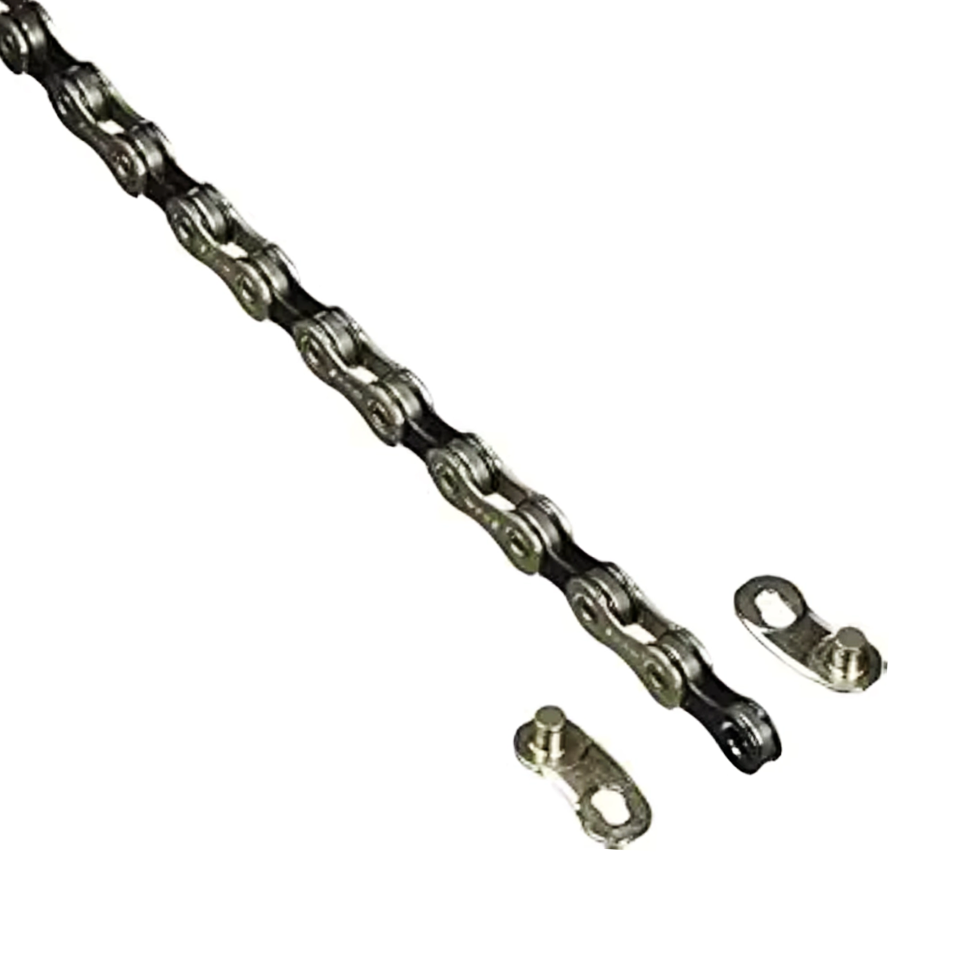 5 SRAM GX Eagle 12-Speed Chain 126 Links with PowerLock, Silver/Gray, Solid Pin - Image 1