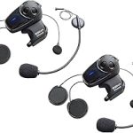 Sena SMH10D-11 Motorcycle Bluetooth Headset/Intercom Communication System with Universal Microphone Kit (Dual)