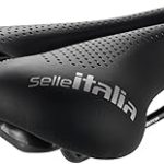Selle Italia Lady Gel Flow Road Bike Saddle - Comfortable Road or Mountain Bike Seat for Women - 262 x 160mm, Women, 310g , Black