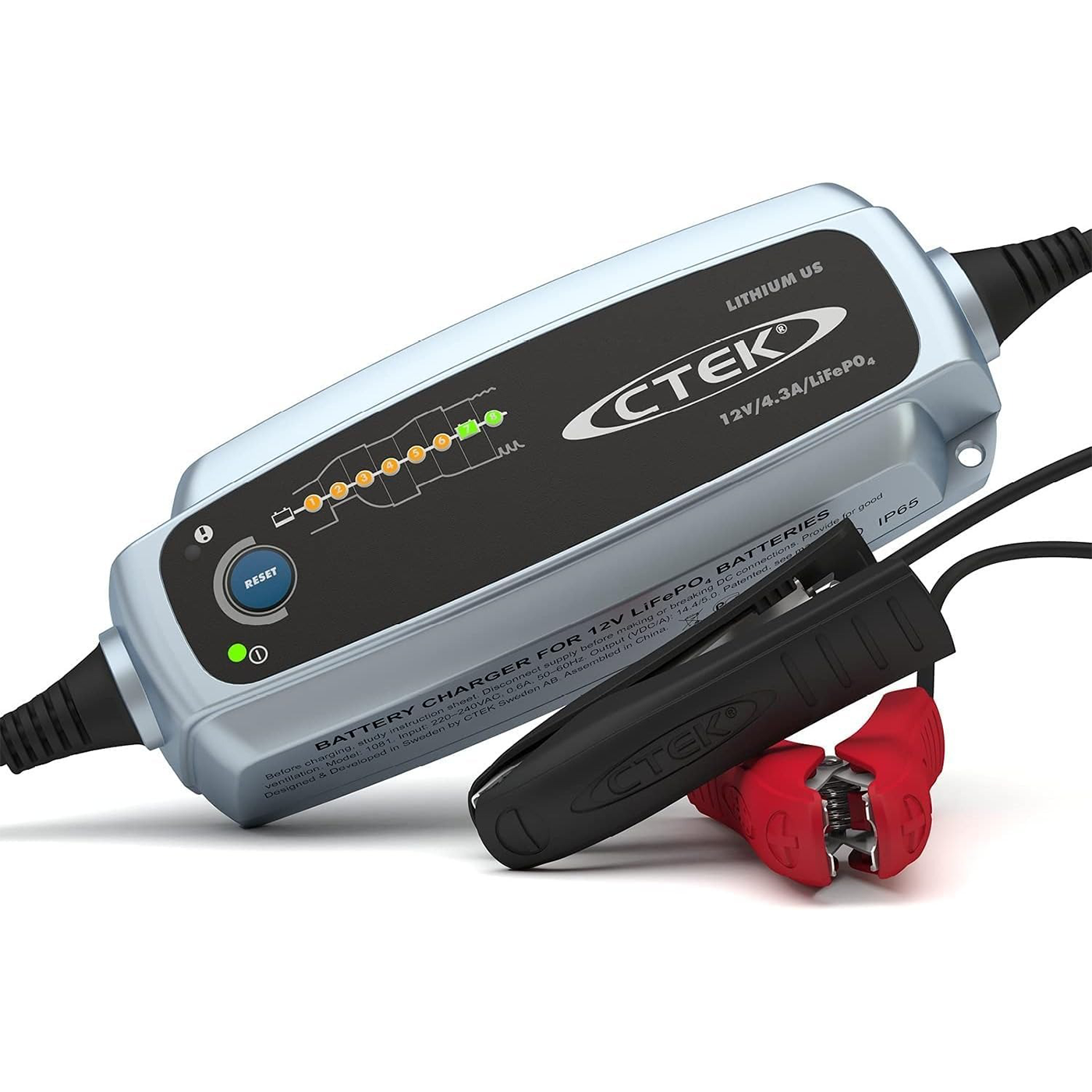 cccch CTEK 56-926 Lithium US | Fully Automatic Lithium Ion Phosphate LiFePO4 Battery Charger | 5.0Ah - 60Ah | Maintenance Charging up to 120Ah - Image 1