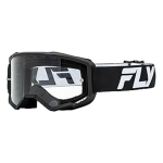 Fly Racing Focus Goggle Black/White-Adult | MX Ultimate Clarity & Protection
