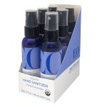 EO Hand Sanitizer Spray, 2 Ounce (Pack of 6), French Lavender, Sugarcane Derived Alcohol with Essential Oils, TSA friendly