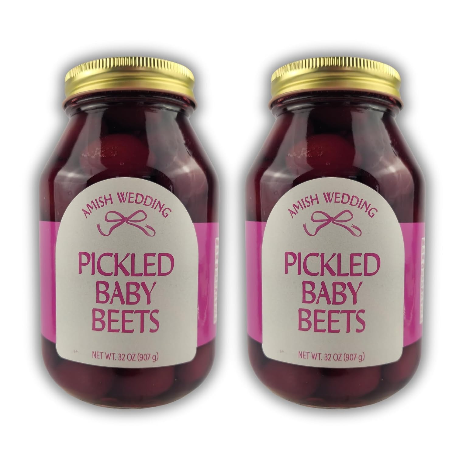 imgi_81_71mRyqNnXvL._SL1500_ Amish Wedding Pickled Baby Beets 32oz (Pack of 2) - Image 1